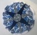 Stofpakket Klaskes Sintsjes quilt in blauw, stof met patroon_
