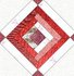 Stof pakket voor JW Dutch quilt, out of the blue | RED version_